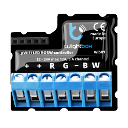BleBox  wLightBox LED WiFi valdiklis Atvirojo kodo elektronika